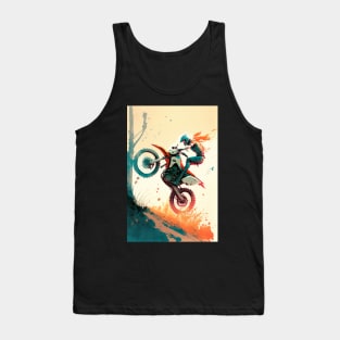 Dirt Bike Anime Style Tank Top